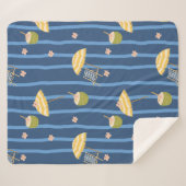 Sommerstrand Essentials Muster (2) Sherpadecke (Vorderseite (Horizontal))