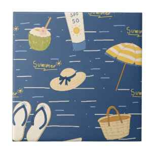 Sommerstrand Essentials Muster (3) Fliese