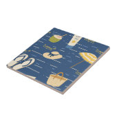 Sommerstrand Essentials Muster (3) Fliese (Seite)