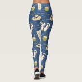 Sommerstrand Essentials Muster (3) Leggings (Rückseite)