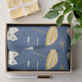 Sommerstrand Essentials Muster (4) Seidenpapier (Geschenk)