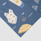 Sommerstrand Essentials Muster (4) Seidenpapier (Detail)