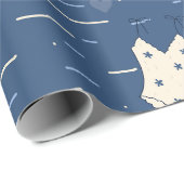 Sommerstrand Essentials Muster (5) Geschenkpapier (Rolleneckpunkt)