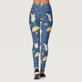 Sommerstrand Essentials Muster (5) Leggings (Rückseite)