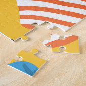 Sommerstrand: farbenfrohe, nahtlose Muster Puzzle (Seite)
