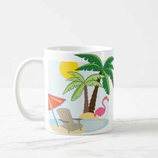Sommerstrand Kaffeetasse (Links)
