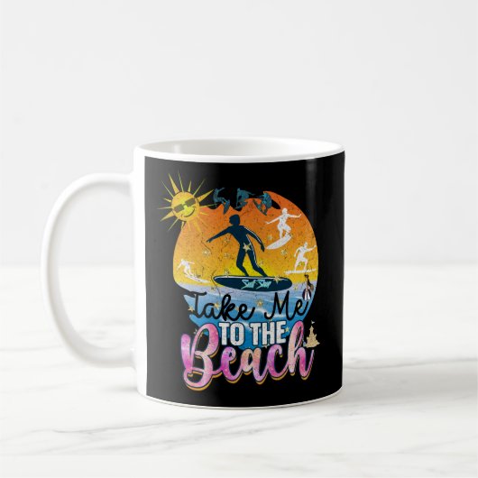 Sommerstrand Kaffeetasse (Links)
