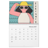 Sommerstrand Kalender (Feb 2027)