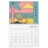 Sommerstrand Kalender (Jan 2027)