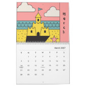 Sommerstrand Kalender (Mär 2027)