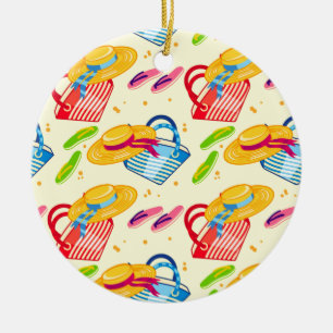 Sommerstrand Keramik Ornament