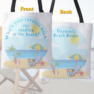 Sommerstrand-Lesegesprächsstarter Tasche