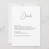 Sommerstrand, mit Einzelheiten, Einladung (Rückseite)