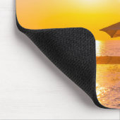 Sommerstrand mit Meer Mousepad (Ecke)