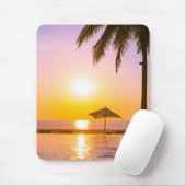 Sommerstrand mit Meer Mousepad (Mit Mouse)
