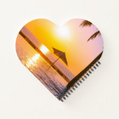 Sommerstrand mit Meer Notizblock (Rückseite)