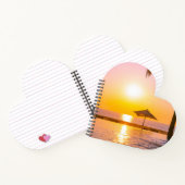 Sommerstrand mit Meer Notizblock (Innenseite)