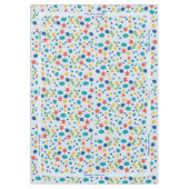 Sommerstrand mit Seestern, Muscheln und Kies Tischdecke (Vorderseite)