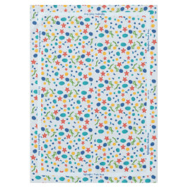 Sommerstrand mit Seestern, Muscheln und Kies Tischdecke