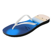 Sommerstrand Mitternachtsblau Badesandalen (Schrägansicht)