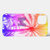 Sommerstrand MONOGRAM RETRO IPHONE Sonnenuntergang Case-Mate iPhone Hülle (Rückseite (Horizontal))