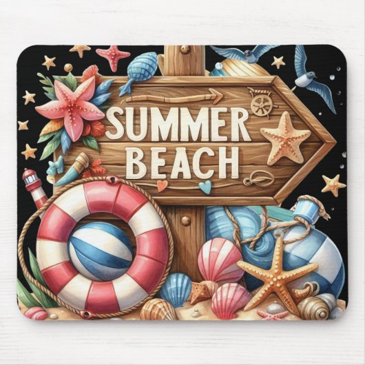 Sommerstrand Mousepad (Vorne)