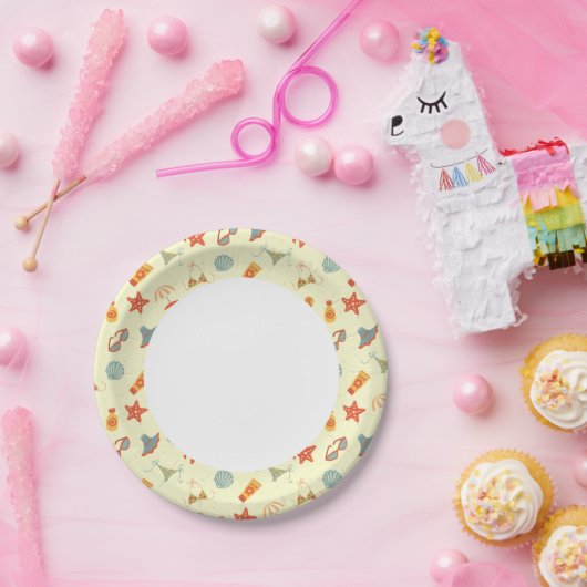 Sommerstrand Pappteller (Party)