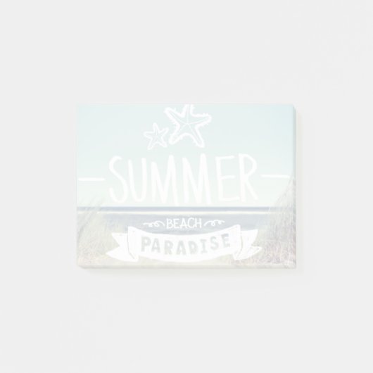 Sommerstrand Post-it Klebezettel (Vorderseite)