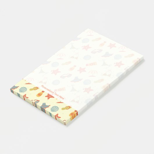 Sommerstrand Post-it Klebezettel (angewinkelt)