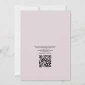 Sommerstrand QR-Code RSVP Hochzeit Einladung (Rückseite)