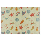 Sommerstrand Schneidebrett (Vorderseite)