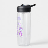 Sommerstrand-Seepferdchen Trinkflasche (Links)