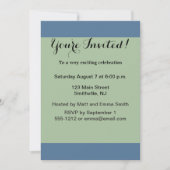 Sommerstrand Spaß an der sonnigen Küste Einladung (Vorderseite)