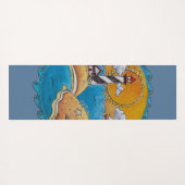 Sommerstrand Spaß an der sonnigen Küste Yogamatte (Rückseite (Horizontal))