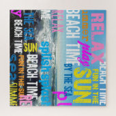 Sommerstrand-Spaß Puzzle (Horizontal)