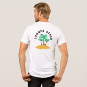 Sommerstrand Tri-Blend Shirt (Rückseite voll)