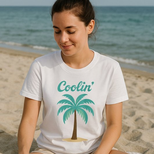 Sommerstrand Vibes Palme T-Shirt