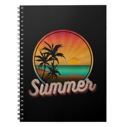 SOMMERSTRAND VINTAG NOTIZBLOCK (Vorderseite)