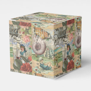 Sommerstrand vintage Oktopus antike Segel Geschenkschachtel