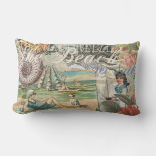 Sommerstrand vintage Oktopus antike Segelschifffah Lendenkissen
