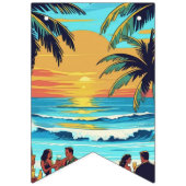 Sommerstrand  wimpelkette (Erste Fahne)