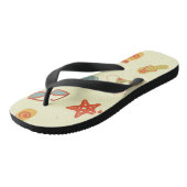 Sommerstrandmuster Badesandalen (Schrägansicht)