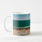 Sommerstrandtag im schwedischen Archipel Kaffeetasse (Links)