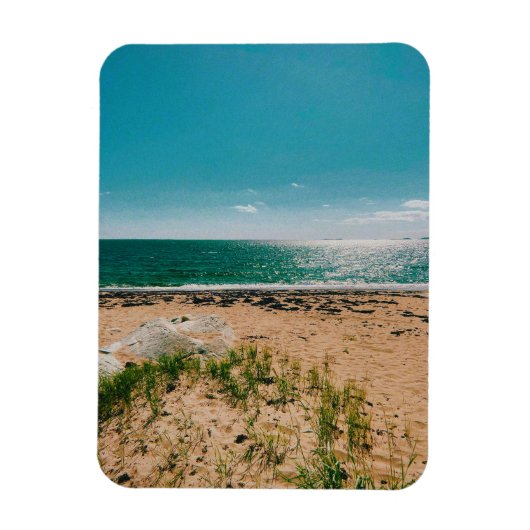 Sommerstrandtag im schwedischen Archipel Magnet (Vertikal)