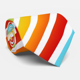 Sommerstreifen auf der Krawatte der Hintergrundfar