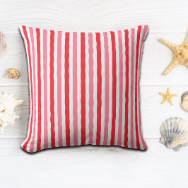Sommerstreifen in Rosa Kissen