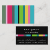 Sommerstreifen Visitenkarte (Vorne/Hinten)