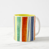 Sommerstreifen Zweifarbige Tasse (VorderseiteRechts)