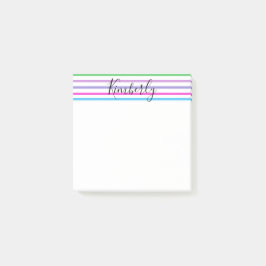SOMMERSTRIPEN PERSONALISIERTE Post-it-Notizen Post-it Klebezettel