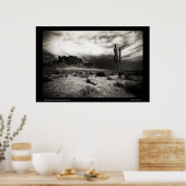 Sommersturm in den Superstil-Bergen Poster (Küche)